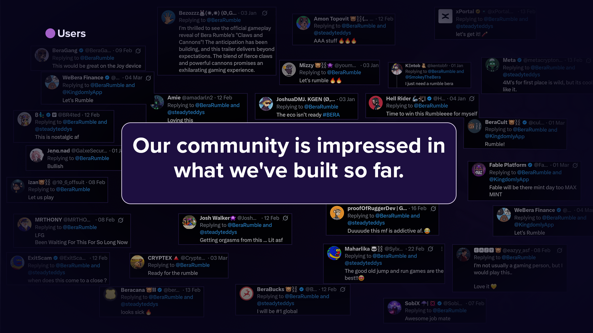 Community screenshots